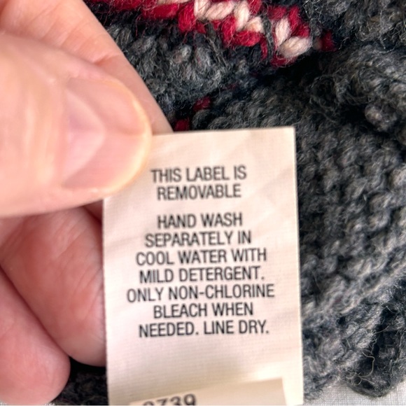 Knit Wool Blend Stripe Tassel Winter Hat - Picture 9 of 10